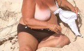 TAC Amateurs Barbados Beach 317453 GrandmaLibby Loves Getting Naked On The Beach In Barbados Although It Isnt Allowed And She Has To Be VERY Careful Not To
