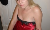 TAC Amateurs Red Nightie 317969 This Collection Was Done For A Fan. A Series Of Pics Of Me In My Red Silk Nightie Which My Fan Then Went On To Buy The N
