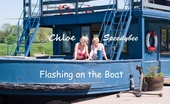 TAC Amateurs Flashing On The Boat & Girlie Fun 318170 Hi Guys, Heres A Set Of Me Chloe On The Houseboat In Gloucester, We Were Feeling Really Naughty So Started Messing Abou
