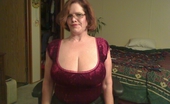 TAC Amateurs Red Velvet Top & Big Dildo 318174 I Was Feeling Rather Festive, And This Red Velvet Top Gave Me Great Cleavage. After A Night Of Letting Strange Men Look
