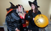 TAC Amateurs Halloween 3 Some 318424 Hubble Bubble Toil And Trouble The Three Witches Meet For Halloween, Libby, Topaz SC2 And Chloe I Wonder What Spells W
