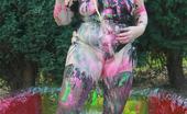 TAC Amateurs Paint Play 3 318440 I'M Now Covered In Paint And Sliding Around Getting All Hot And Wet.
