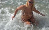 TAC Amateurs Barby By The Sea See Me Getting Horny In The Surf On A Public Beach In Mexico For All To See
