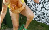TAC Amateurs Sploshing Pt2 318846 Now I Am Really Covered In Salad Cream, Marmite And Syrup. Yummmy, Would You Like To Lick Me Off.
