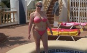 TAC Amateurs Barby Gets Hot By The Pool 318875 See Me Fucking Myself Hard And Fast At The Side Of Our Private Pool For Our Neighbours To See...
