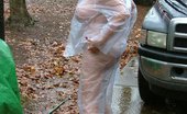 TAC Amateurs Rain 318918 How About A See-Thru Raincoat On A Rainy Day - With Nothing On Under It Wet And Clinging.
