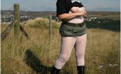 TAC Amateurs Welsh Cuntryside 318977 Yes I Am Outdoors In The Sun In Wales, Flashing For The Locals, Even If They Are Only Sheep
