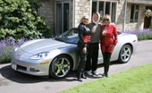 TAC Amateurs Barby, Claire & A Sexy Car 319031 Claire And I Where Lucky Enough To Be Invited To A Site Members House To See His Sexy Car..... So Guy'S See Claire And B

