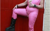 TAC Amateurs Pink Rubber Pt2 319086 I 'Love' This Pink Rubber Catsuit, It Fits My Curves Perfectly, And Feels Fabulous.

