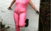 TAC Amateurs Pink Rubber Pt2 319086 I 'Love' This Pink Rubber Catsuit, It Fits My Curves Perfectly, And Feels Fabulous.
