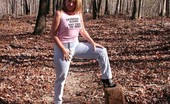 TAC Amateurs Devlynn Outside In Jeans 319846 You Asked For It, Here I Am With My Tight Jeans. I Added Some Sheer Pantyhose And Some High Heeled Walking Shoes For A D
