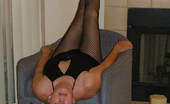 TAC Amateurs Long Legs In Fishnets 319871 Long Legs In Mesh Pantyhose, Lots Of Cleavage, And Some Great Ass Shots - A Little Fetish For Everyone

