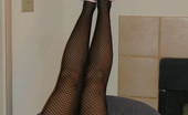 TAC Amateurs Long Legs In Fishnets 319871 Long Legs In Mesh Pantyhose, Lots Of Cleavage, And Some Great Ass Shots - A Little Fetish For Everyone
