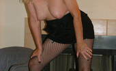 TAC Amateurs Long Legs In Fishnets 319871 Long Legs In Mesh Pantyhose, Lots Of Cleavage, And Some Great Ass Shots - A Little Fetish For Everyone
