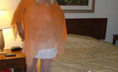 TAC Amateurs Sheer Delight 319879 Sheer See Thru Top, Thigh Highs, And A Glass Dildo - What Could Be More Appealing
