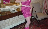 TAC Amateurs Pink Stripe Dress 319992 
