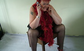 TAC Amateurs Baby Doll 320162 Baby Doll, Black Stockings And Big Shoes, All On A Sexy BBW.
