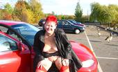 TAC Amateurs Red Stockings 320566 I Take These Everywhere, As I Am A Red Devil, And Luv To Wear Stockings In Public.
