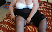 TAC Amateurs White Teddy & Black Stockings 2 320853 Part 2 Of My White Teddy And Black Stockings Photos. I Strip For You From My New Outfit Of Black Stockings, Sheer Black
