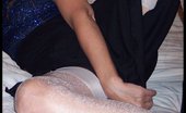 TAC Amateurs Set 21 321057 I Had Fun Dressing Up In My Sexy Garter Andsilver Stockings...I Love The Way That My Smooth Kitty Feels When I Play Whil
