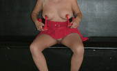 TAC Amateurs Set 59 321180 Lady With The Red Dress On - Wearing Nothing Else But Pantyhose And High Heels - Wouldn'T You Like To Come Massage My Fe
