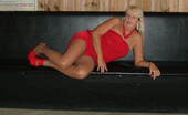 TAC Amateurs Set 59 321180 Lady With The Red Dress On - Wearing Nothing Else But Pantyhose And High Heels - Wouldn'T You Like To Come Massage My Fe

