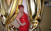 TAC Amateurs Red PVC 321245 These Are The First Pix Of Me Ever Taken In A Studio. Would Your Pole Like To Dance With Me
