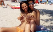 Porn Latina Hot Latina Amateur Girls Topless On The Beach
