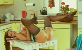D Cup Angie George MILF Angie Gets Frisky In The Kitchen.

