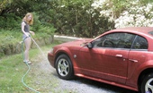 Nicki Blue Car Wash! 326535 I Am Washing My Old Car. It Is A 04 Red Mustang. I Traded It
