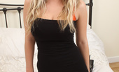 Brook Little 327802 Brokk Little Stripping Out Of Her Slinky Black Dress
