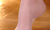 Hot Legs and Feet Jennifer 328417 Innocent Blonde Teen In Heels & Stockings Showing Her Feet!
