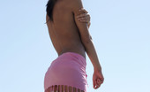 X-Art Eve Croatian Sun 329295 Stunning 18 Year Old Eve Poses Topless On A Tropical Beach.
