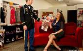 Busty Beauties Men In Uniform Love Big Tits Sophia Santi 330370 Sophia Offers Her Tight Gash To A Man In Uniform
