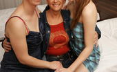 Old And Young Lesbian 332840 These three old and young lesbians make out
