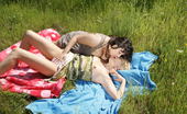 Old And Young Lesbian 332952 Three old and young lesbians having fun in the sun
