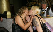 Old And Young Lesbian 333117 Old and young lesbians get it on in tha club

