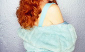 Aimee Sweet 334456 Shows Whats Under Her Blue Fir Coat
