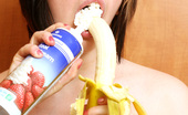 Louisa May 336636 Louisa Smears Bananas And Cream On Knockers
