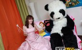 Panda Fuck Ola 340824 Black Strapon For A Pretty Princess
