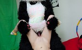 Panda Fuck Anja 340837 Strapon Fun After Aerobics
