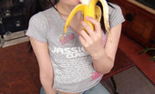 Almond Tease Almond Banana 343427 Asian Amateur Almond Tease Eats Banana
