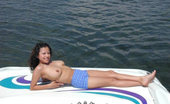 Cute Latina Talia 343455 Talia Goes Skinny Dipping And Tans Nude
