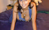 Cute Latina Talia 343465 Talia In And Out Of Her Overalls
