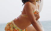 Joon Mali Island Girl Topless Tropical Island Teen Shows Her Tanned Brown Buns
