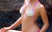 Joon Mali Island Princess NN 343787 Barely Legal Exotic Teen Reveals All In Tiny String Bikini
