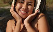 Joon Mali Rope Swing NN 343808 Fun Asian Sweetheart Joon Mali In Bikini Swings Outside
