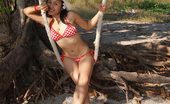 Joon Mali Rope Swing NN 343808 Fun Asian Sweetheart Joon Mali In Bikini Swings Outside
