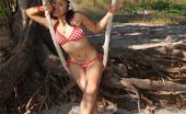 Joon Mali Rope Swing NN 343808 Fun Asian Sweetheart Joon Mali In Bikini Swings Outside
