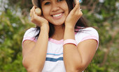 Joon Mali SlingShot NN 343816 Asian Teen Flashes Cute Panties And Bubble Buns Outdoors
